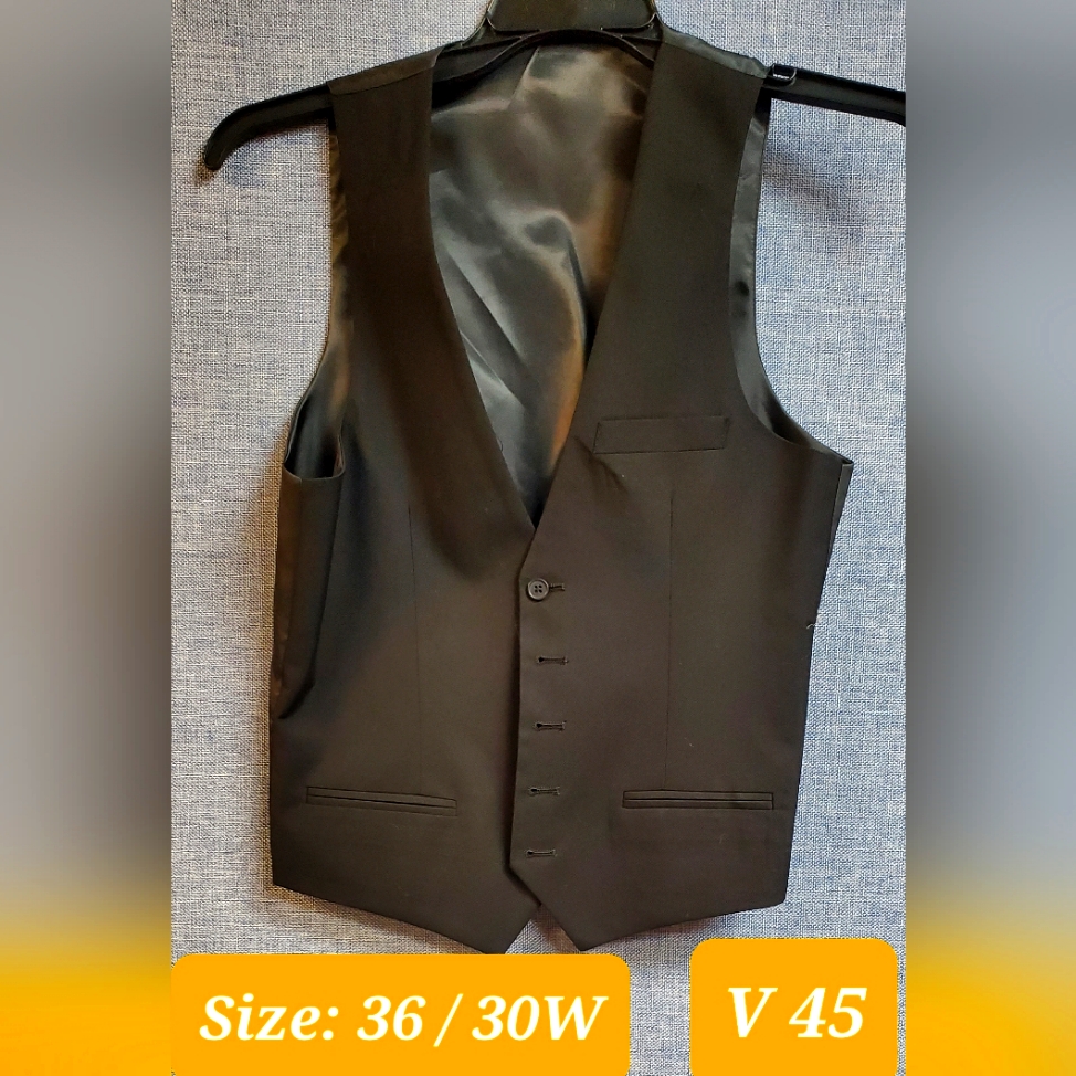 Mens Vest  Size 36  30w  Brand New  V  45